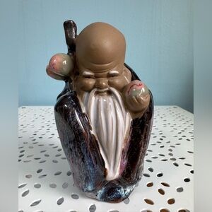Chinese mudman figurine, handmade.
